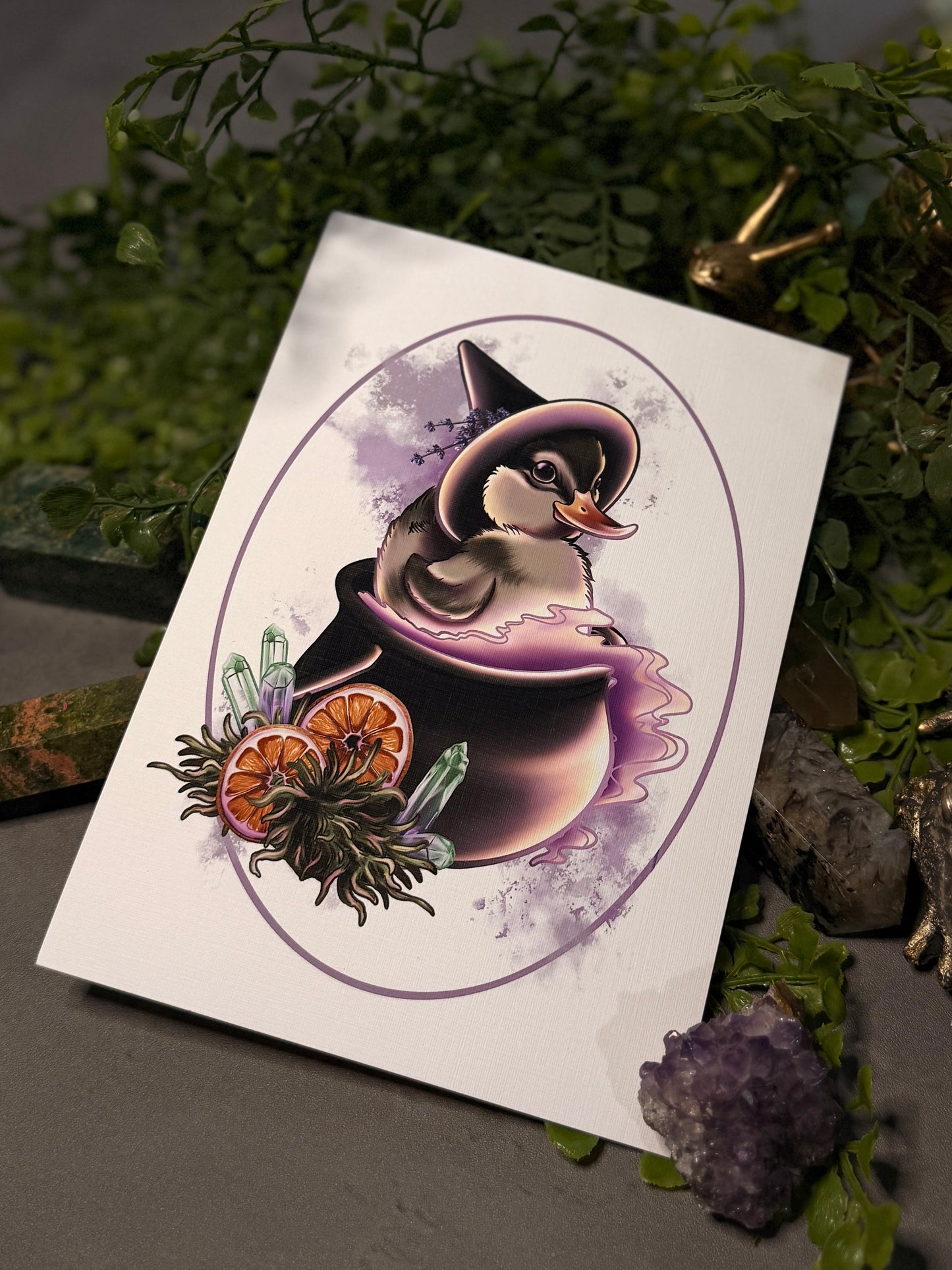 Cauldron Duck PRINT