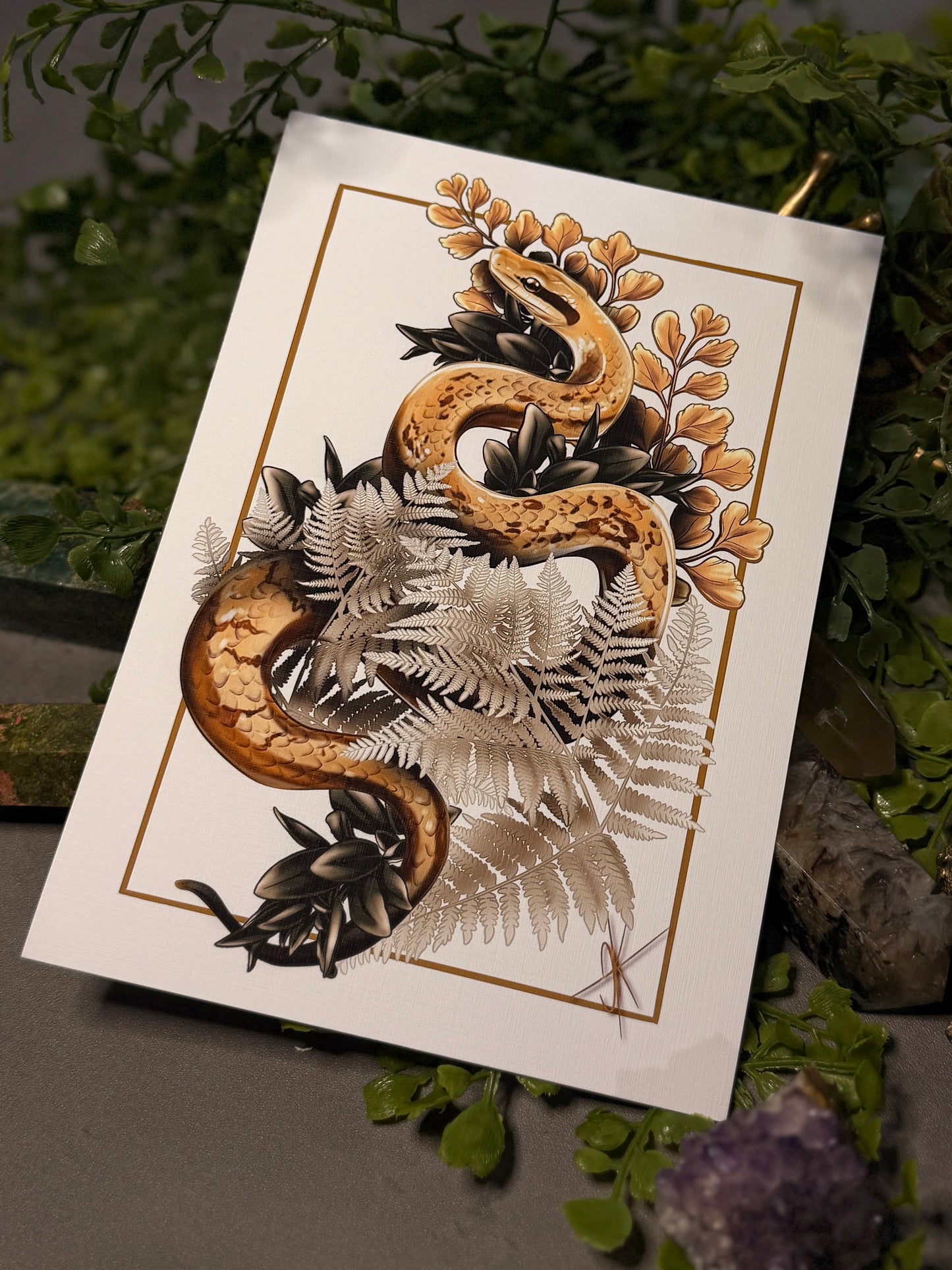 Golden Snake PRINT