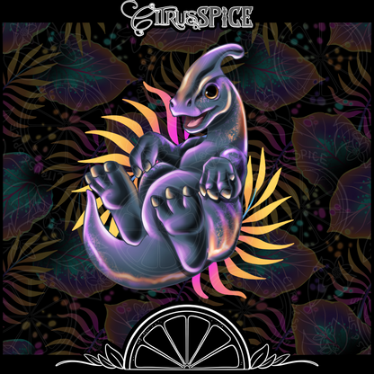 Baby Parasaurolophus Seamless/PNG