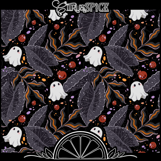 Spooky Cretaceous Foliage Seamless
