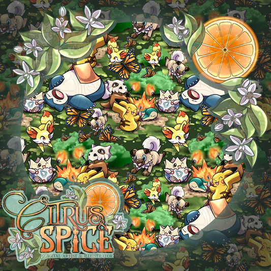 Poke Adventure: Day Camp Seamless