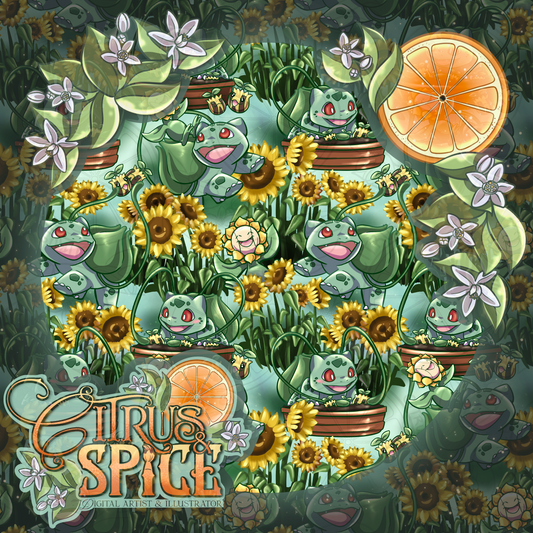 Poke Adventure: Sunflower Days Seamless