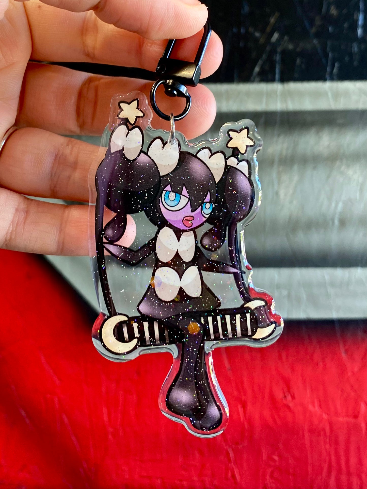 Gothic Clown Keychain